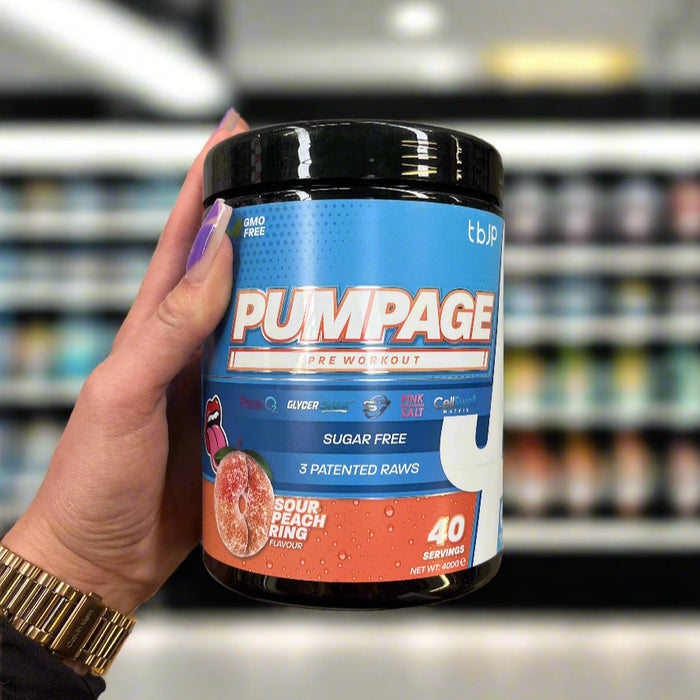 Trained By JP Pumpage Stim Free Pre-Workout 400g - Maximize Your Pump