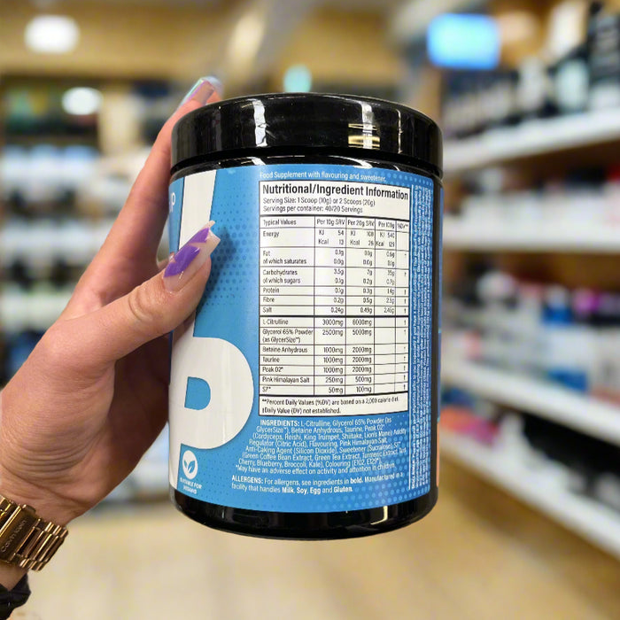 Trained By JP Pumpage Stim Free Pre-Workout 400g - Maximize Your Pump