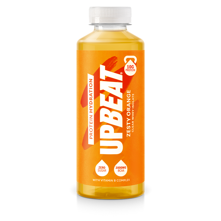 Upbeat Protein Hydration 12x500ml Zesty Orange | Premium Protein at MySupplementShop.co.uk