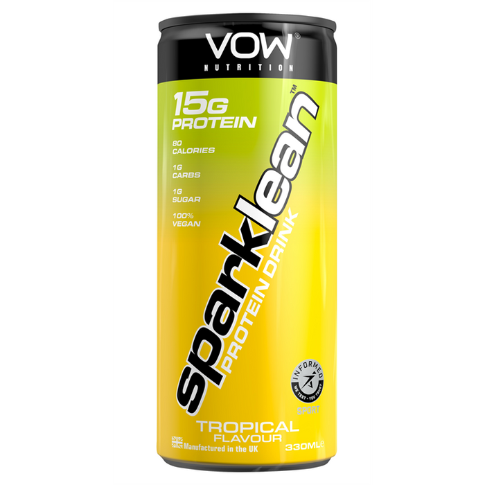 VOW Nutrition Sparklean Protein Drink 12x330ml