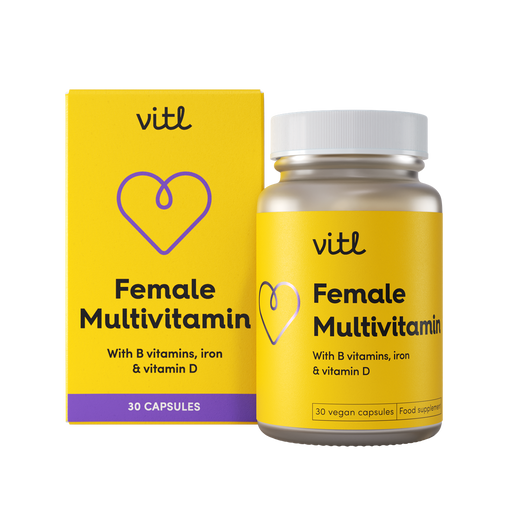 Vitl Female Multivitamin 115g - Supplements at MySupplementShop by Vitl