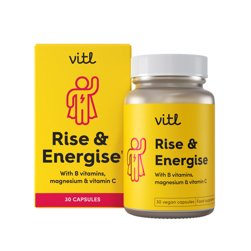 Vitl Rise & Energise 115g | Premium Sports Supplements at MYSUPPLEMENTSHOP.co.uk