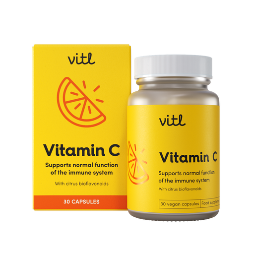 Vitl Vitamin C 115g | Premium Sports Supplements at MYSUPPLEMENTSHOP.co.uk