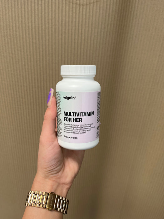 Vilgain Multivitamin for Women 90 Caps – Complete Daily Support for Health, Hormones & Skin
