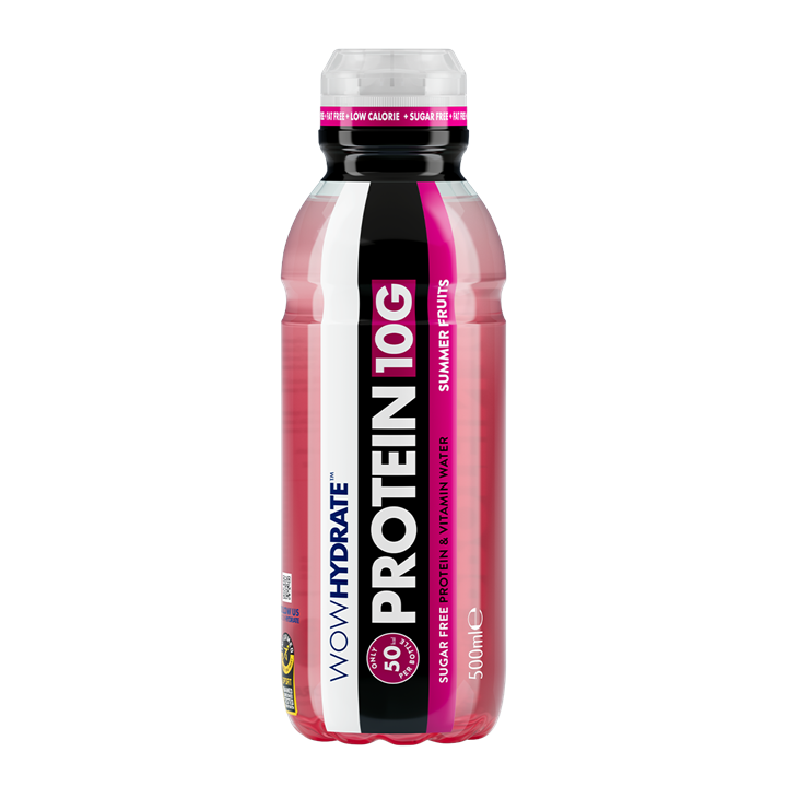 Wow Hydrate Protein Water 12x500ml Summer Fruits - Sports Nutrition at MySupplementShop by Wow Hydrate