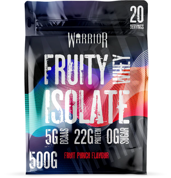Warrior Fruity Whey Isolate 375g - Sour Apple - Whey Proteins at MySupplementShop by Warrior