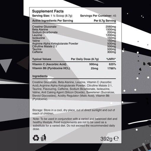 Warrior Rage - Beta-Alanine