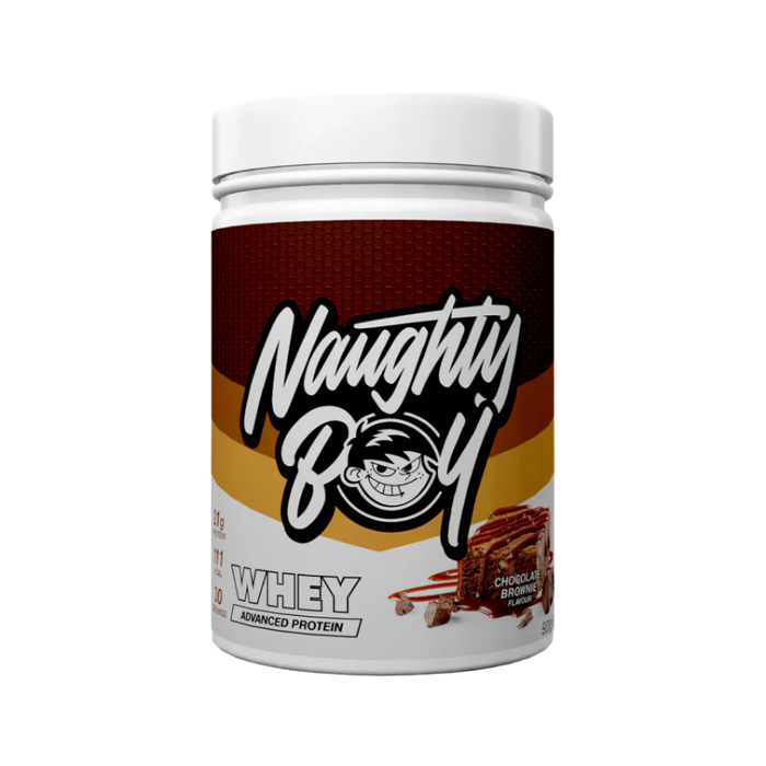 Naughty Boy Advanced Whey Protein 900g - 30 Servings (Multiple Flavours Available) - Chocolate Brownie - Whey Protein at MySupplementShop by Naughty Boy