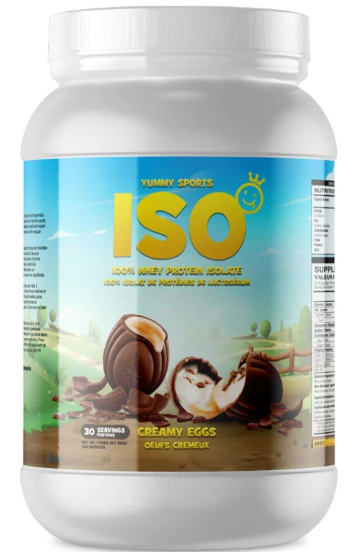 Yummy Sports ISO Tub 30 Serv 960g Creamy Eggs