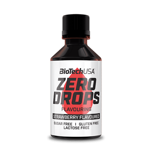 BioTech USA Zero Drops 50ml: Elevate Your Flavor Game, Guilt-Free! - Strawberry - Combination Multivitamins & Minerals at MySupplementShop by BioTechUSA