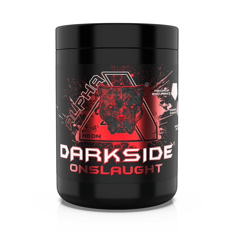 Alpha Neon Darkside Onslaught 60 Servings Purple Punch Best Value Pre Workout at MYSUPPLEMENTSHOP.co.uk