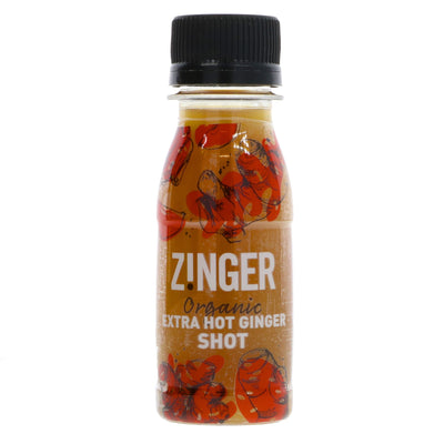 James White | Extra Ginger Zinger Shot | 15 x 70ml - Ginger Shot at MySupplementShop by Zinger Shots