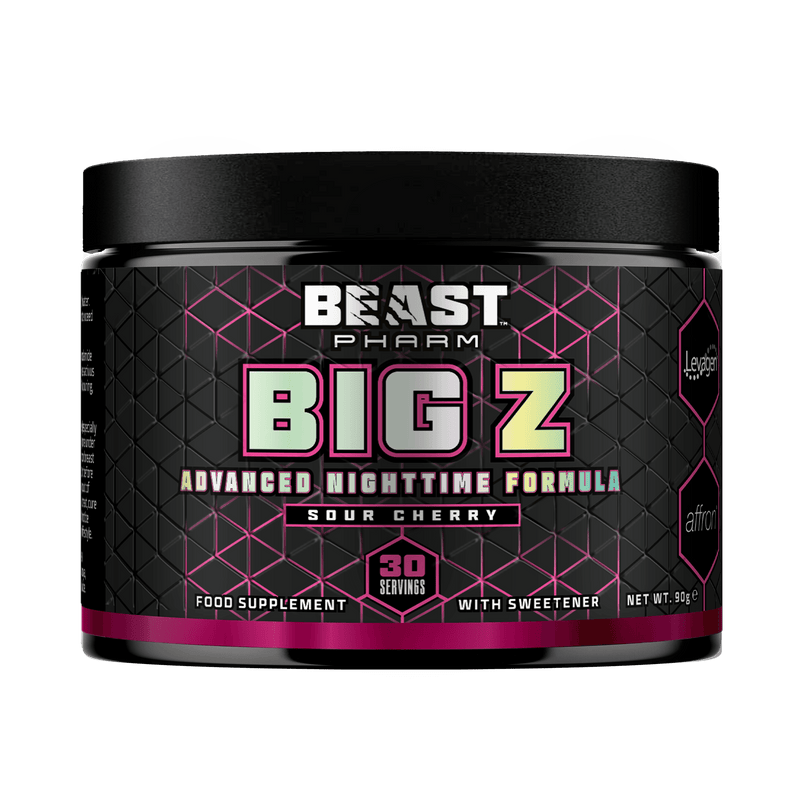 Beast Pharm Big Z Advanced Nighttime Formula 90g Sour Cherry Best Value Mineral Supplement at MYSUPPLEMENTSHOP.co.uk