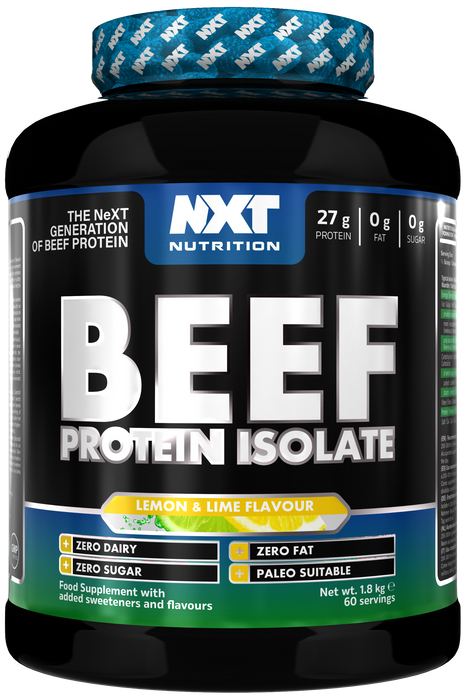 NXT Nutrition Beef Protein Isolate 1.8kg | Paleo, Keto Friendly, Dairy and Gluten Free