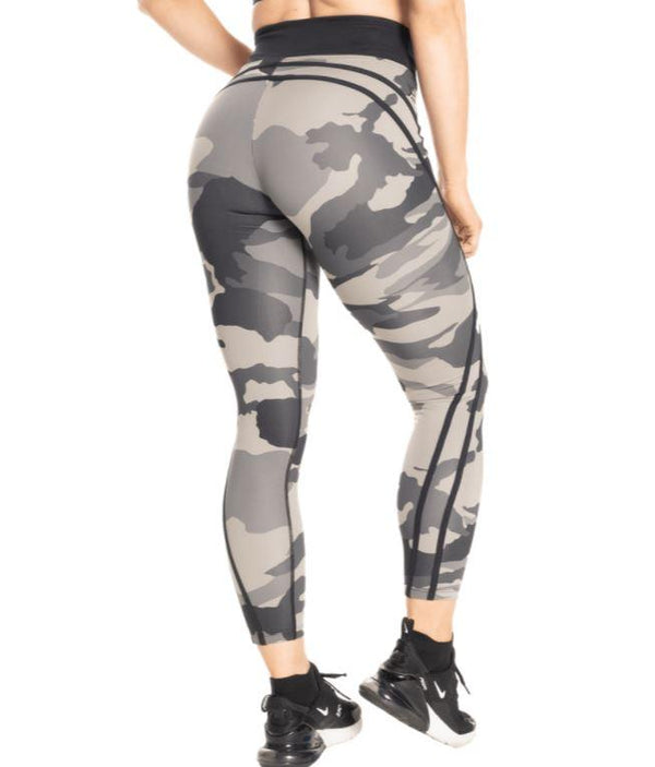 Better Bodies Camo High Tights - Tactical Camo - XS - Tights at MySupplementShop by Better Bodies