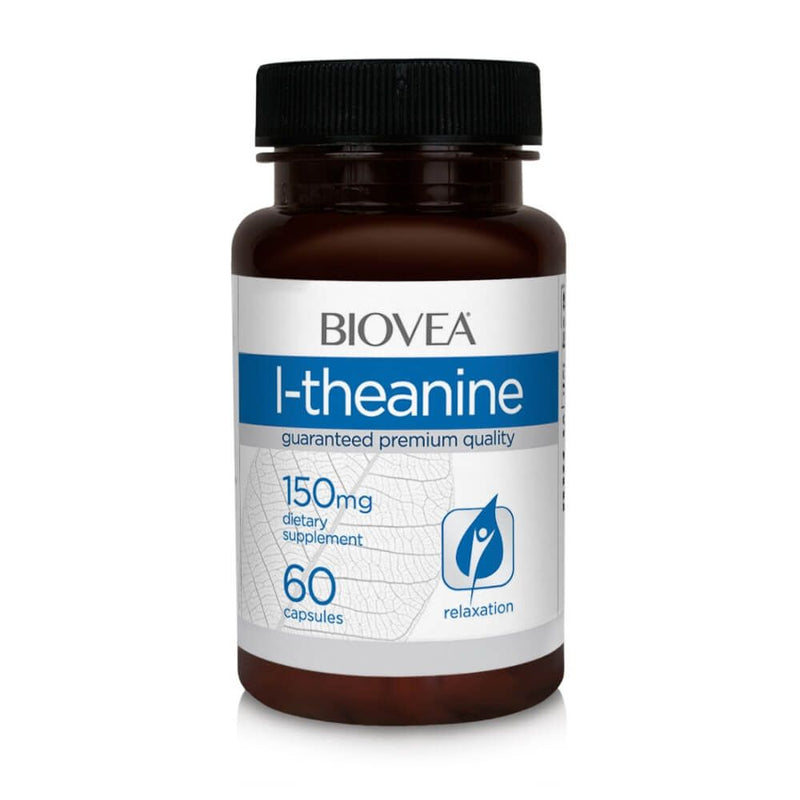 Biovea L-Theanine 150mg 60 Vegetarian Capsules | Premium Supplements at MYSUPPLEMENTSHOP