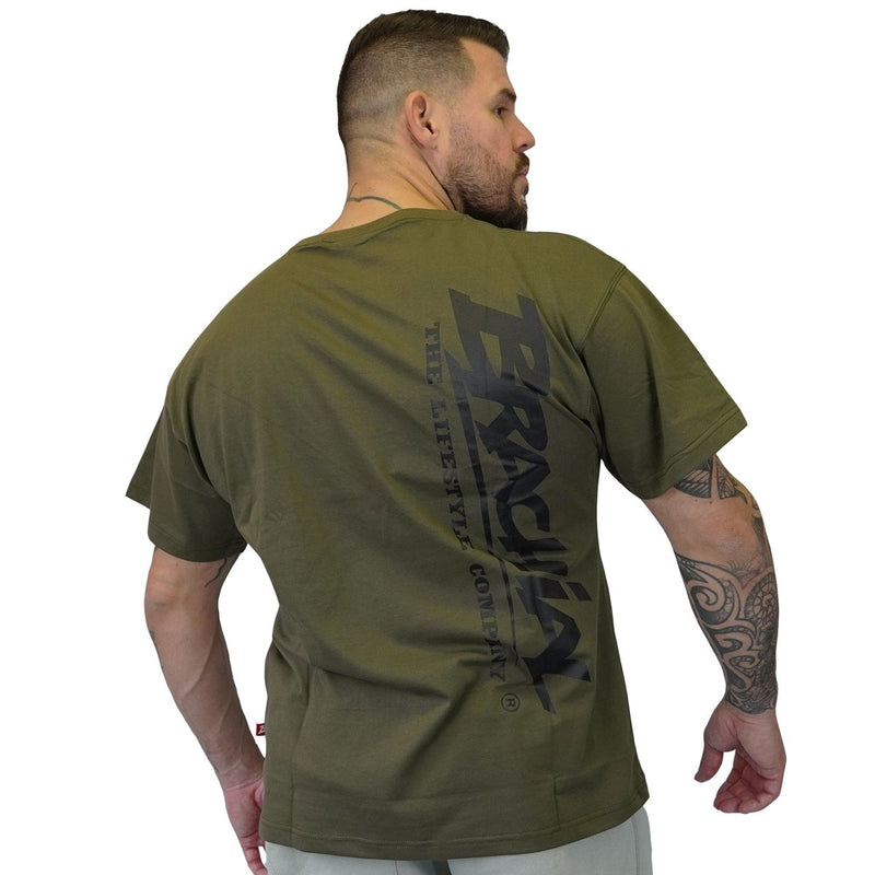 Brachial T-shirt Lightweight Military Green - T-Shirt at MySupplementShop by Brachial The Lifestyle Company