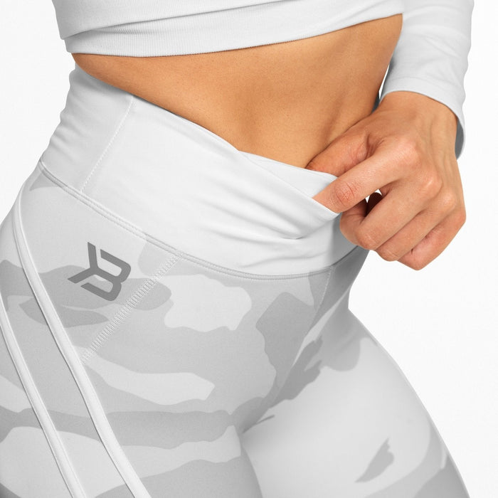 Better Bodies Camo High Tights - White Camo