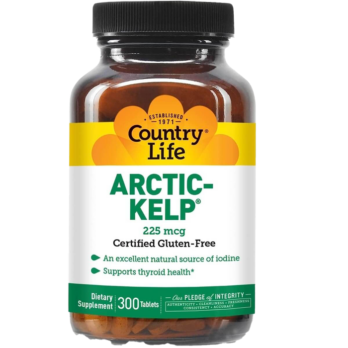 Country Life Arctic Kelp 225mcg 300 Tablet