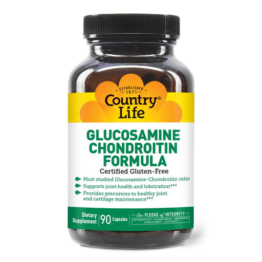 Country Life Glucosamine Chondroitin Formula 90 Capsules - Joint Support at MySupplementShop by Country Life