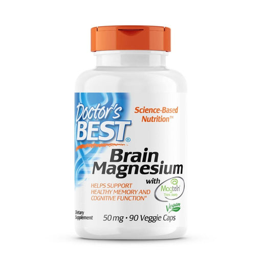 Doctor's Best Brain Magnesium with Magtein 50 mg 90 Veggie Capsules | Premium Supplements at MYSUPPLEMENTSHOP