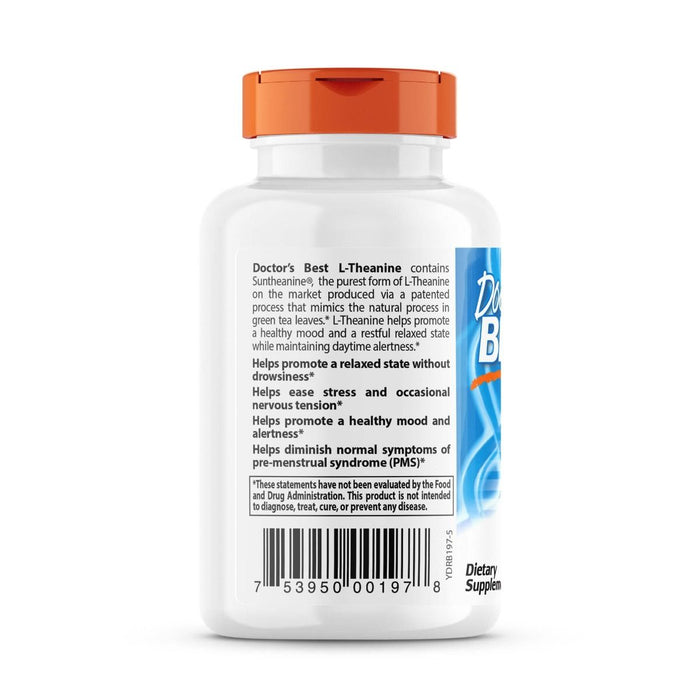 Doctor's Best L-Theanine with Suntheanine 150 mg 90 Veggie Capsules - Amino Acids and BCAAs at MySupplementShop by Doctor's Best