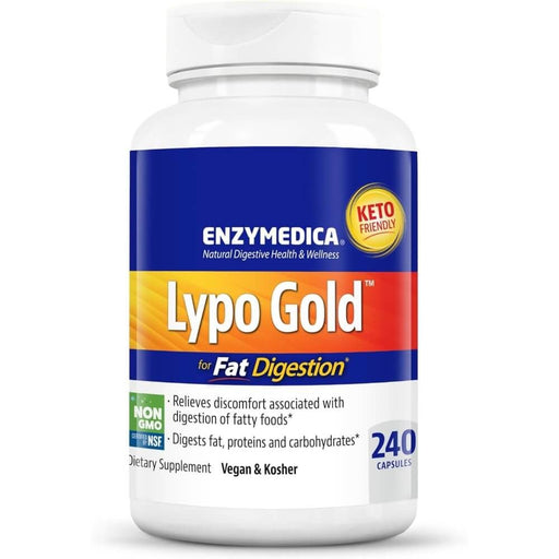 Enzymedica Lypo Gold 240 Capsules Best Value Nutritional Supplement at MYSUPPLEMENTSHOP.co.uk