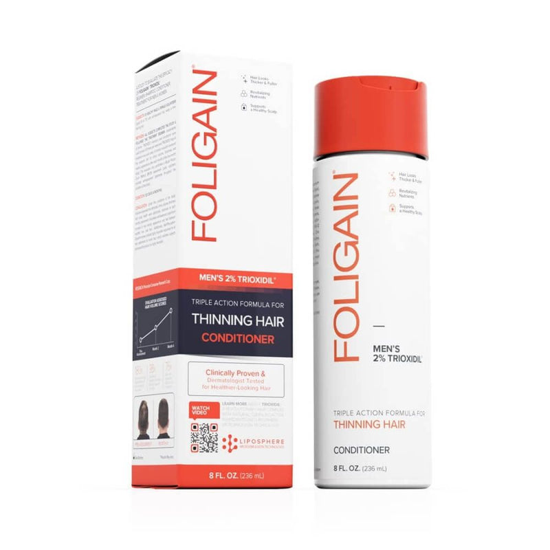 FOLIGAIN Triple Action Conditioner For Thinning Hair For Men with 2% Trioxidil (8 fl oz) 236ml - Hair Care at MySupplementShop by Foligain