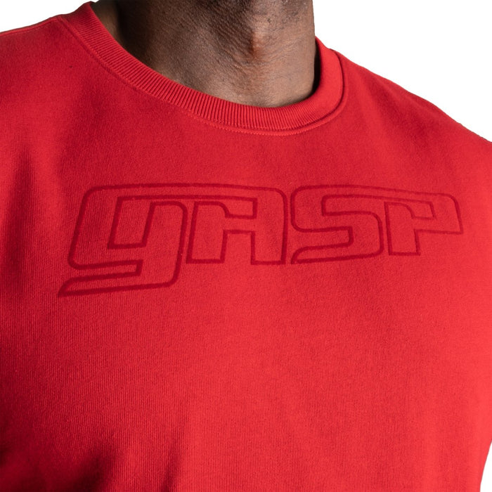 GASP Division Crewneck Chilli Red