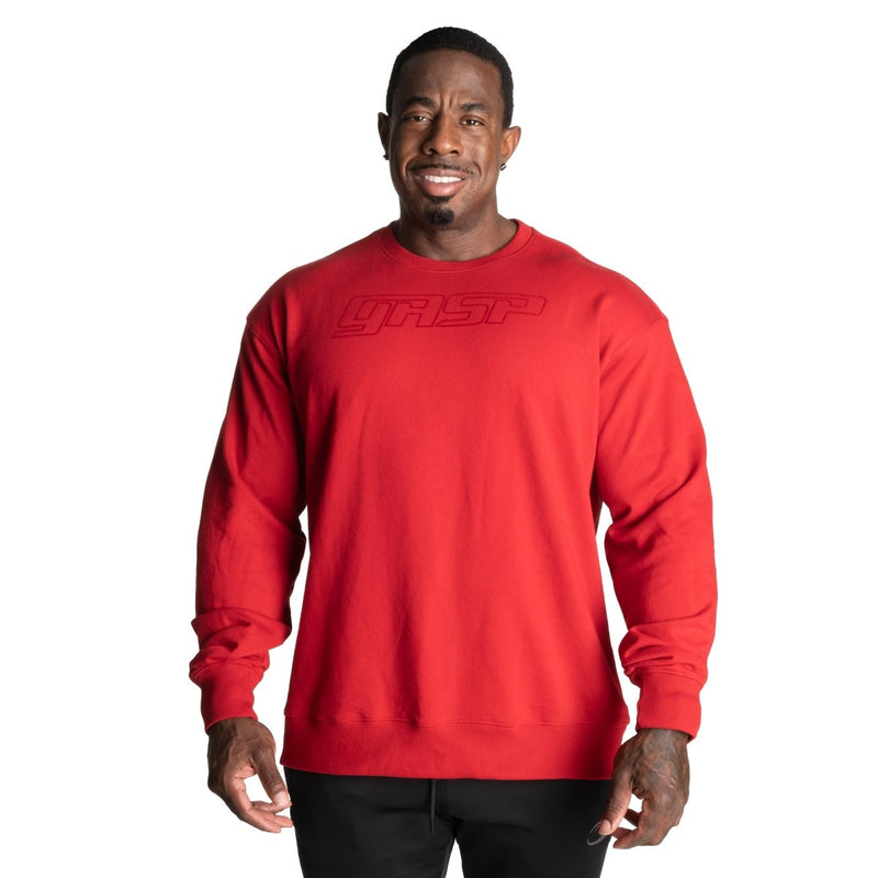 GASP Division Crewneck Chilli Red