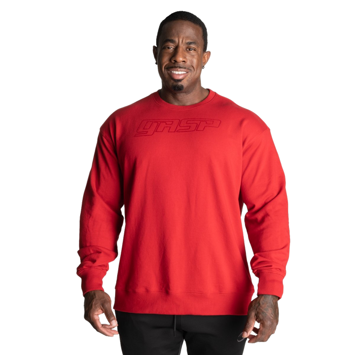 GASP Division Crewneck Chilli Red