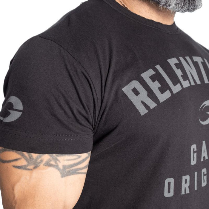 GASP Relentless Skull Tee Washed Black