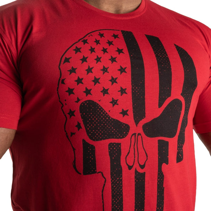 GASP Skull Standard Tee - Chilli Red