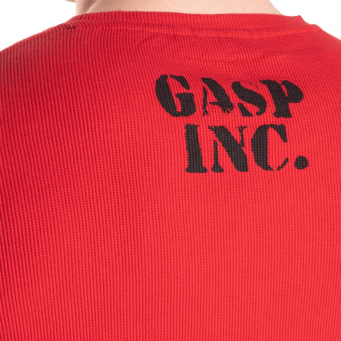 GASP Thermal Gym Sweater - Chilli Red