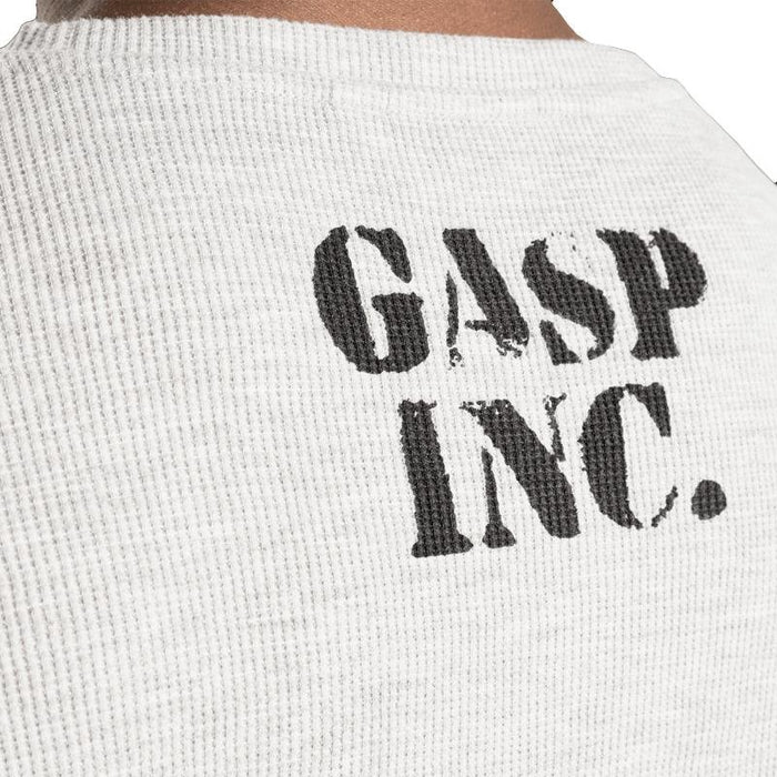 GASP Thermal Gym Sweater - Greymelange
