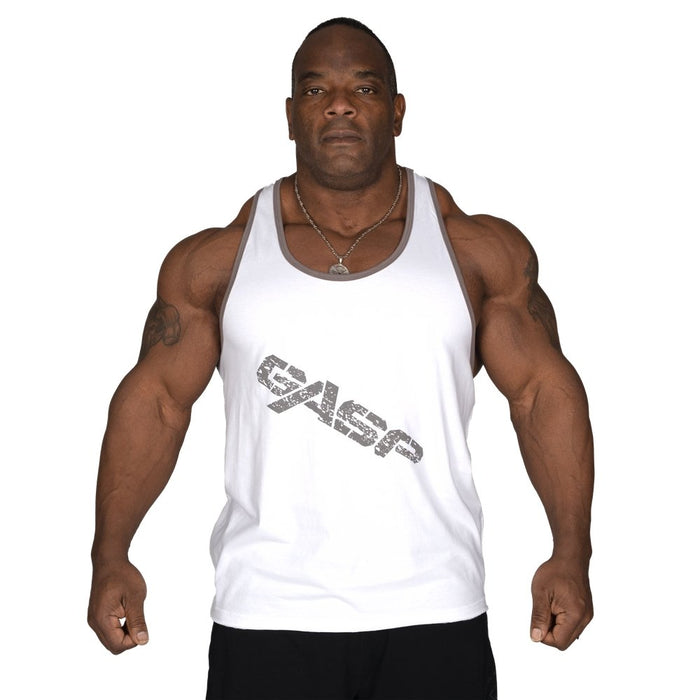 GASP Vintage T-Back - White - Medium - Vintage T-Back at MySupplementShop by Gasp