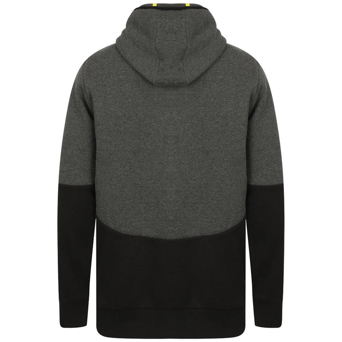 Golds Gym Full Zip Hooded Sweater - Black/Charcoal - Hooded Sweater at MySupplementShop by Gold's Gym