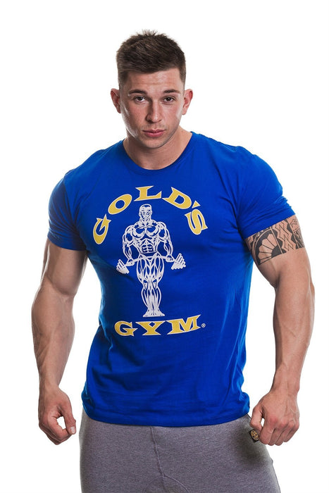 Gold's Gym Muscle Joe T-Shirt Royal - Small - T-shirt at MySupplementShop by Gold's Gym