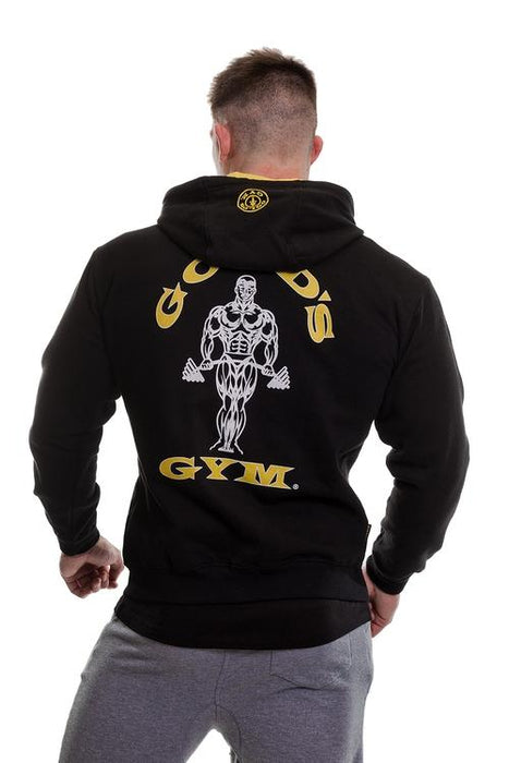 Gold's Gym Muscle Joe Zip Through Hoodie Black