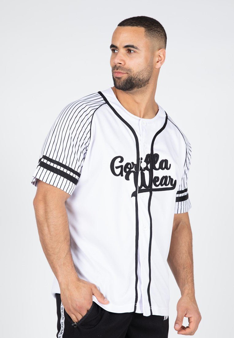 Gorilla Wear 82 Baseball Jersey White