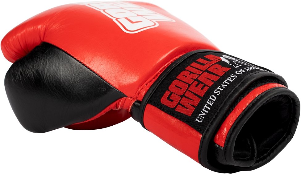 Gorilla Wear Ashton Boxing Gloves - Red/Black