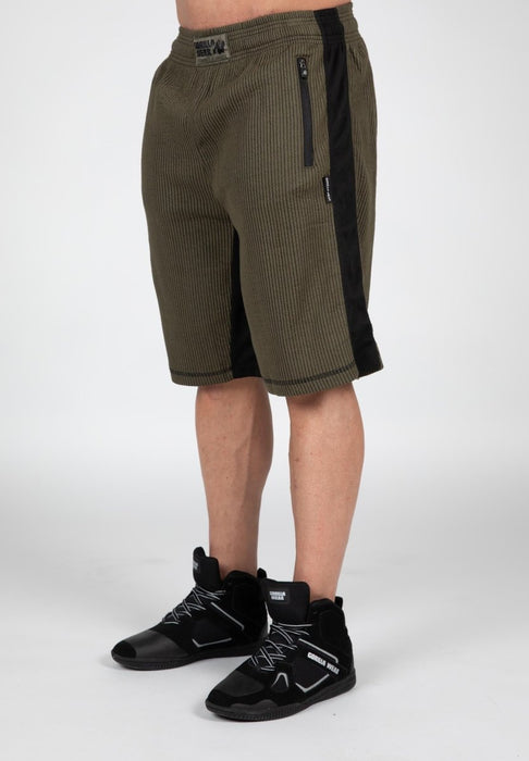 Gorilla Wear Augustine Old School Shorts - Army Green