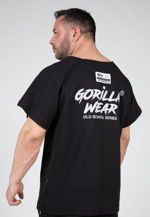 Gorilla Wear Augustine Old School Work Out Top - Black