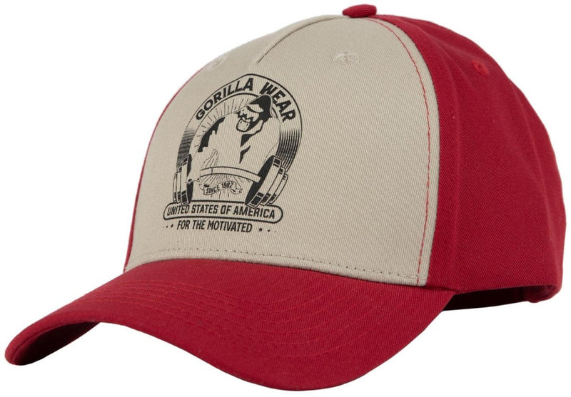 Gorilla Wear Buckley Cap - Red/Beige