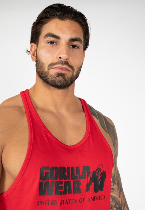 Gorilla Wear Classic Tank Top - Tango Red