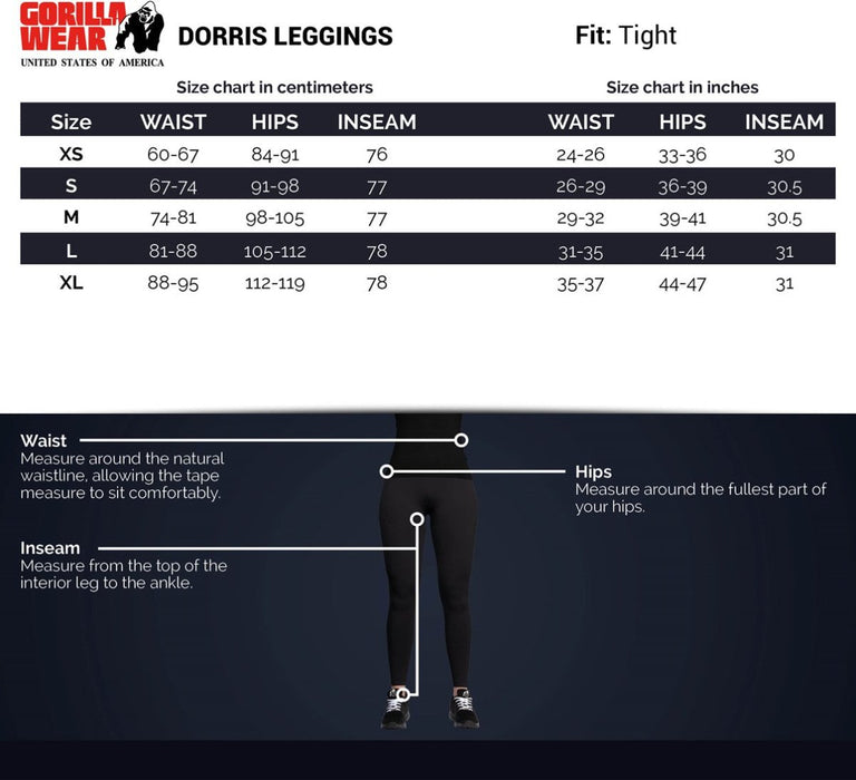 Gorilla Wear Dorris Leggings Black