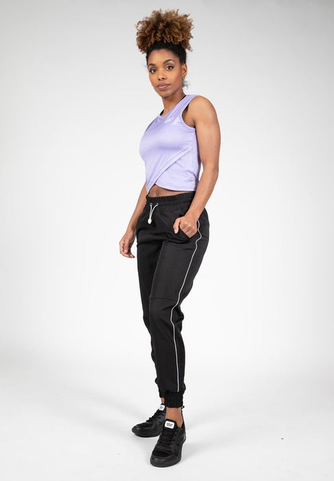 Gorilla Wear Estelle Twisted Crop Top - Lilac