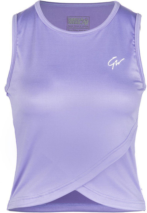 Gorilla Wear Estelle Twisted Crop Top - Lilac