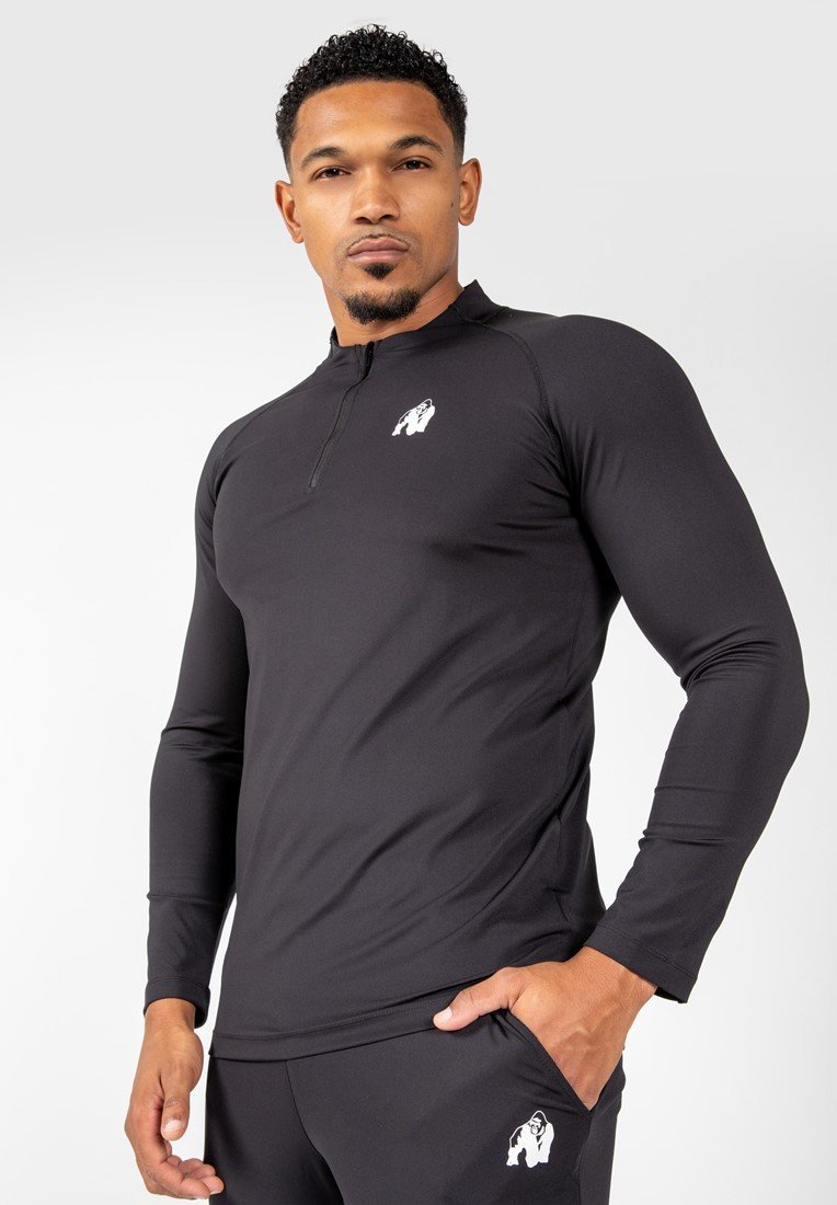 Gorilla Wear Hamilton Hybrid Long Sleeve - Black