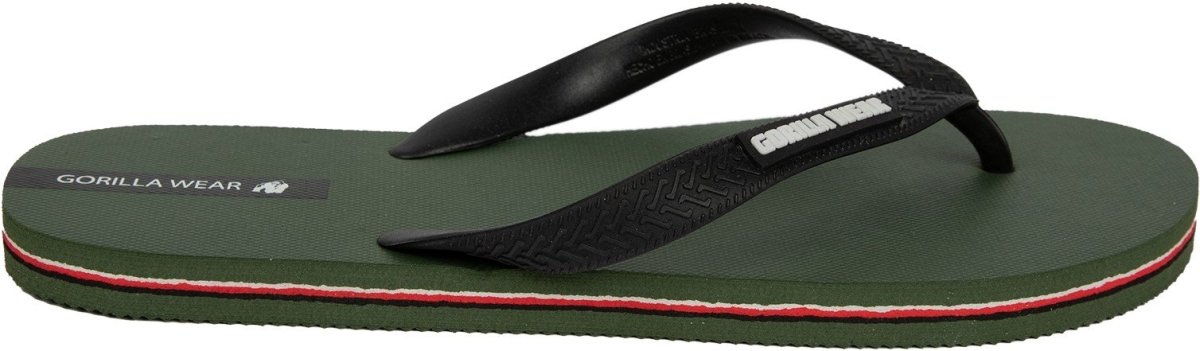 Gorilla Wear Komo Flip Flops Army Green